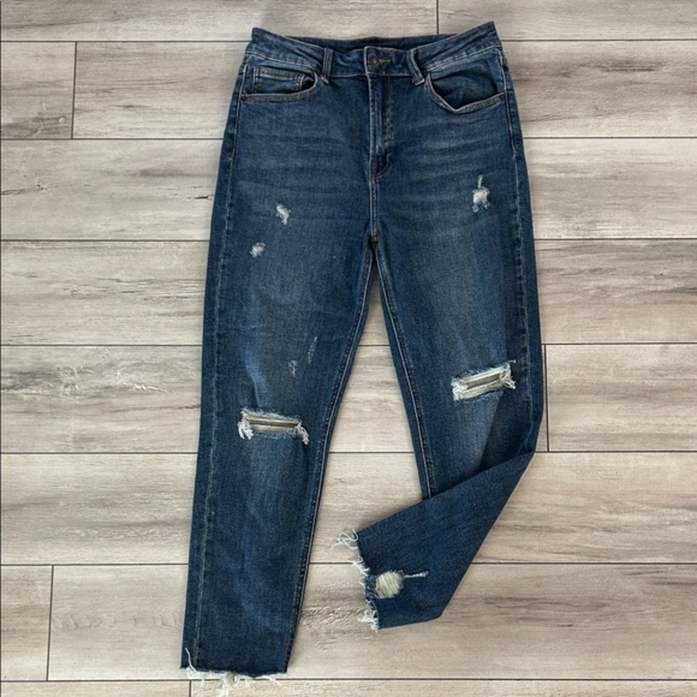 Risen skinny ankle jeans size 30